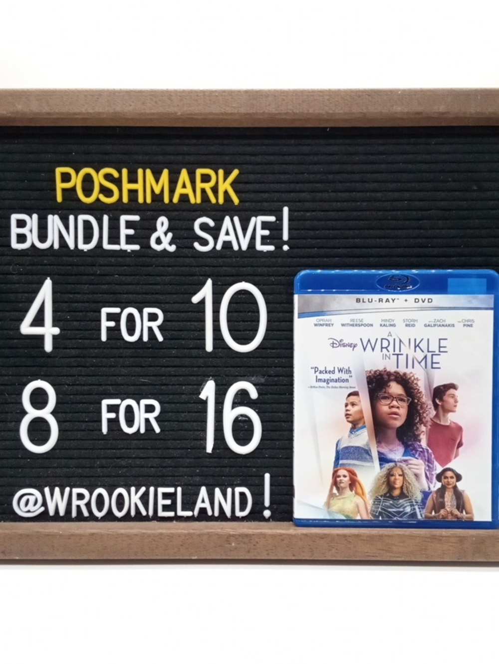 Disney Wrinkle In Time Blu-Ray#100